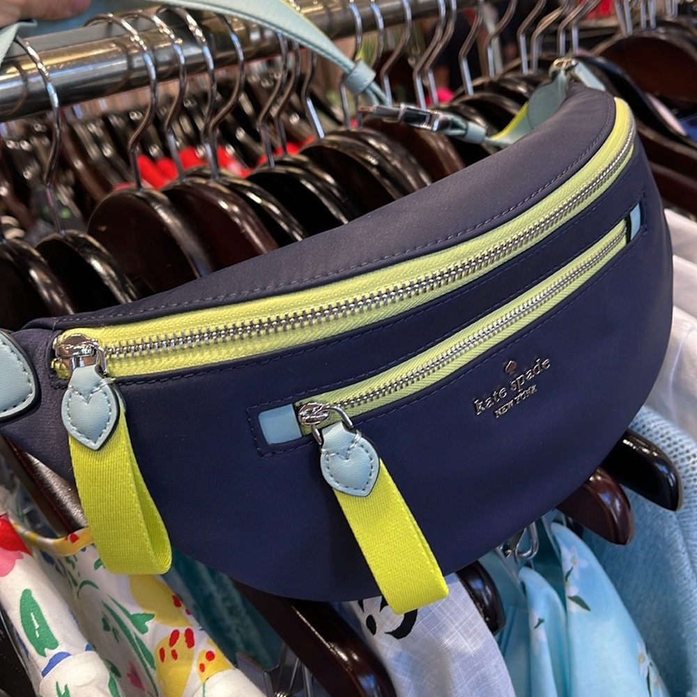 Kate Spade Chelsea Colorblock Belt Waist Bag Fanny Pack
Blazer Blue Multi
NWT